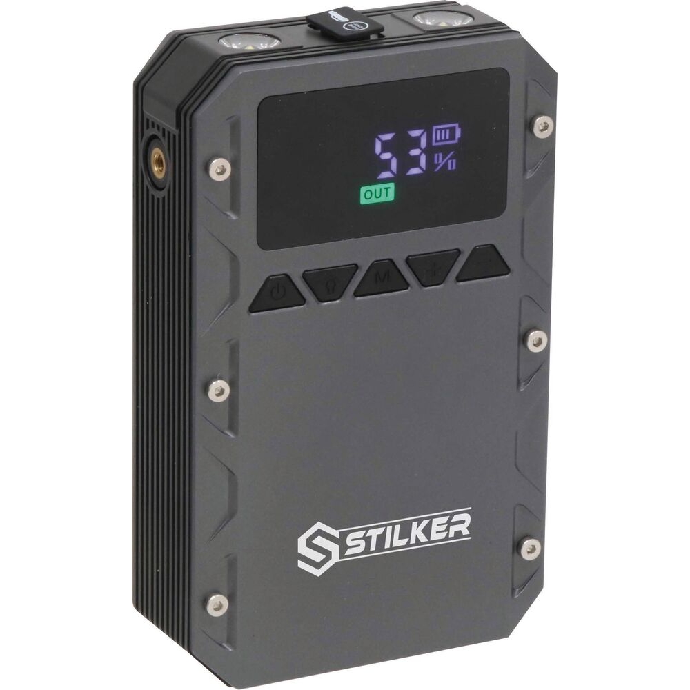 Booster 12V 800A avec power bank 8000 mAh et gonfleur STILKER - 54205