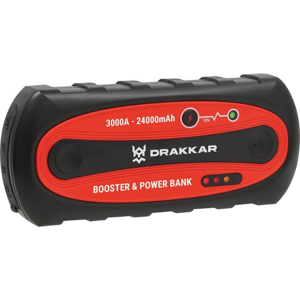 Booster lithium 12V 3000A avec power bank DRAKKAR EQUIPEMENT - 54217