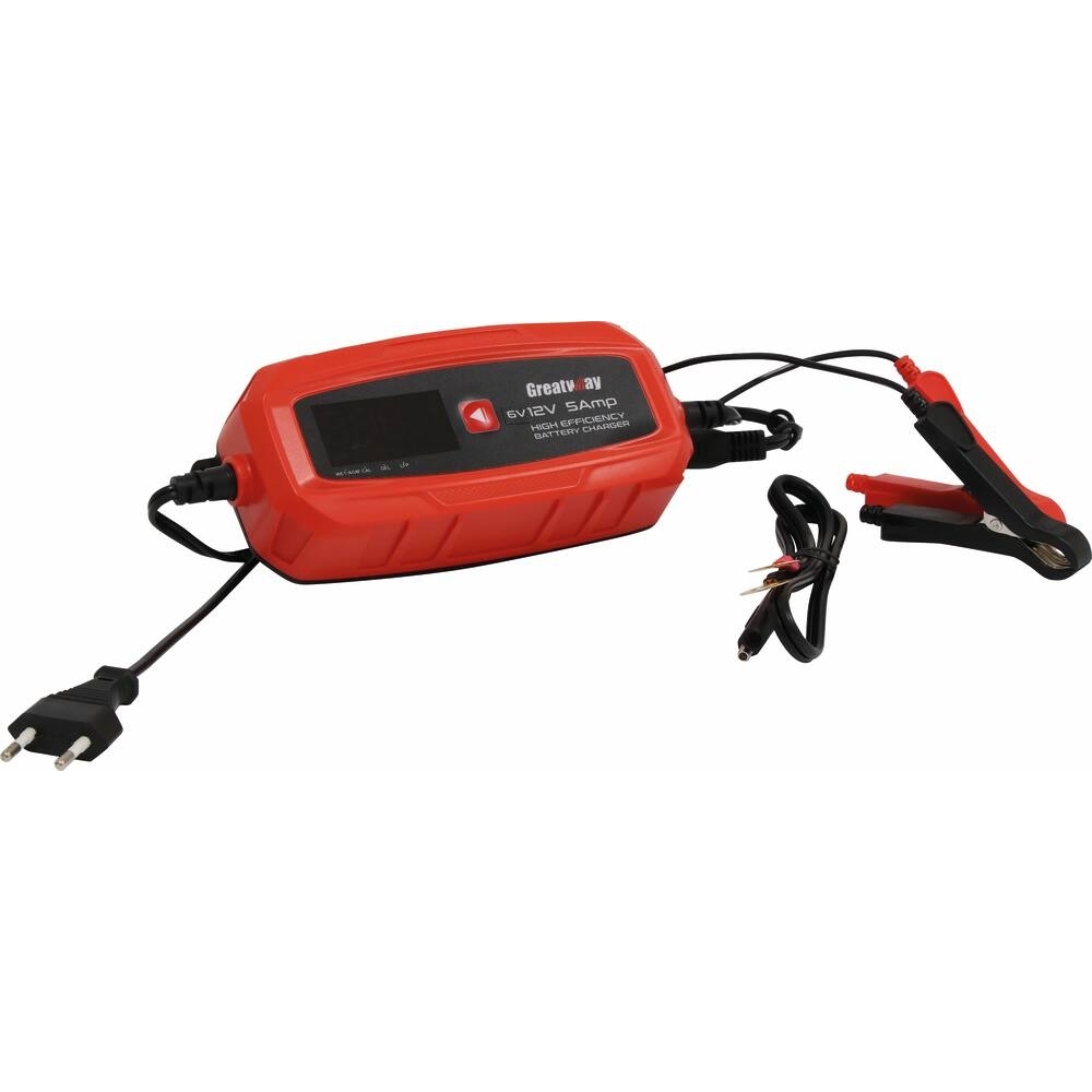 CHARGEUR DE BATTERIE AUTOMATIQUE 6/12V - 5A - DRAKKAR EQUIPEMENT - 54240