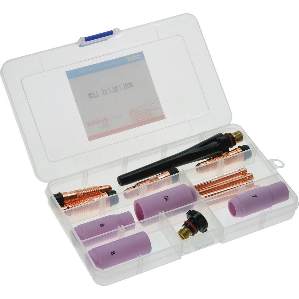Coffret consommables pour torche TIG WTT2 17V WELDLINE - 54605