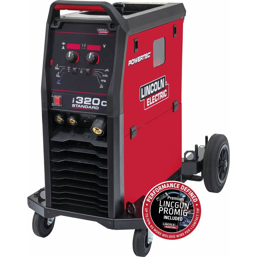 Poste à souder inverter MIG-MAG 400V POWERTEC I 320 C Standard LINCOLN ELECTRIC - 54915