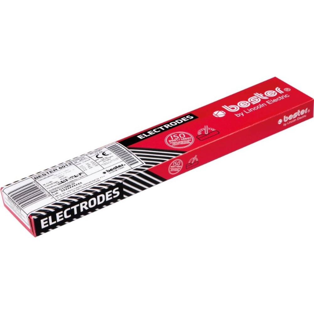 Electrode de soudage à l'arc rutile 4x350mm- boîte de 46 pcs BESTER - 54966