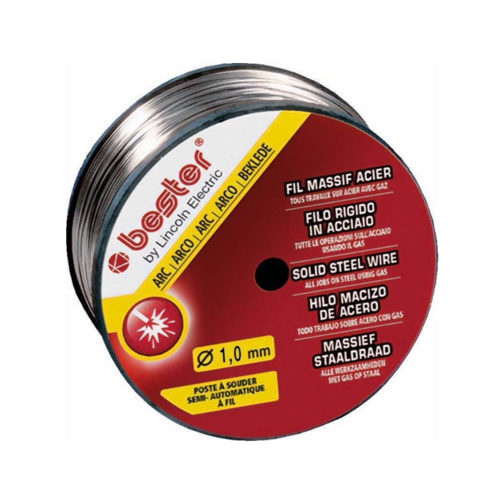 Bobine de fil acier 1,0mm 200mm 5kg BESTER - 55014