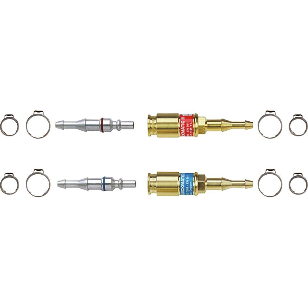 Kit raccords rapides mâle/femelle QUICKMATIC II WELDLINE - 55094