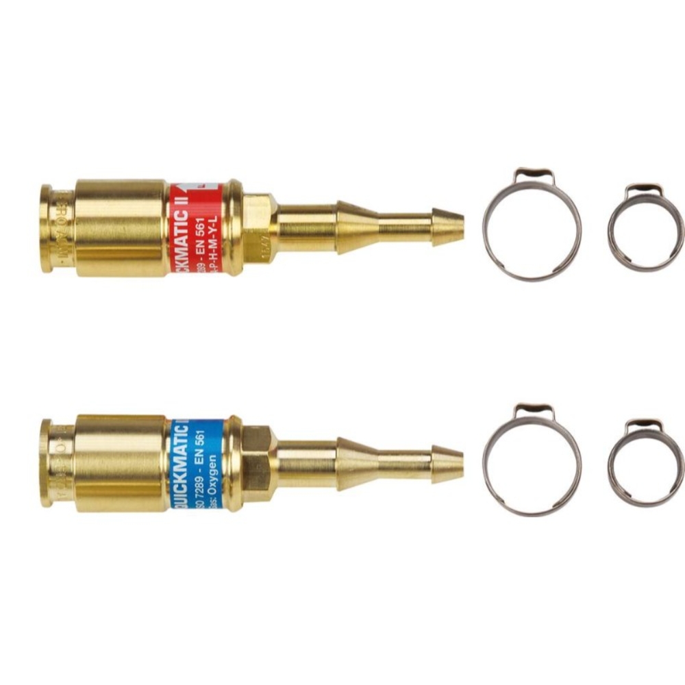 Raccord rapide QUICKMATIC II femelle jeu de 2 WELDLINE - 55112