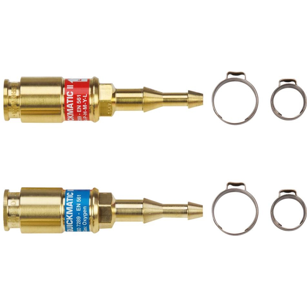 Raccord rapide QUICKMATIC II femelle jeu de 2 WELDLINE - 55112