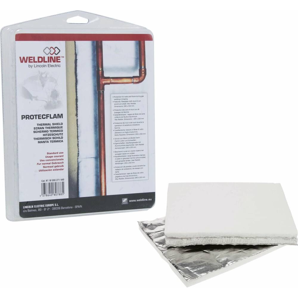 Pare flamme 200x250mm - lot de 3 plaques WELDLINE - 55142