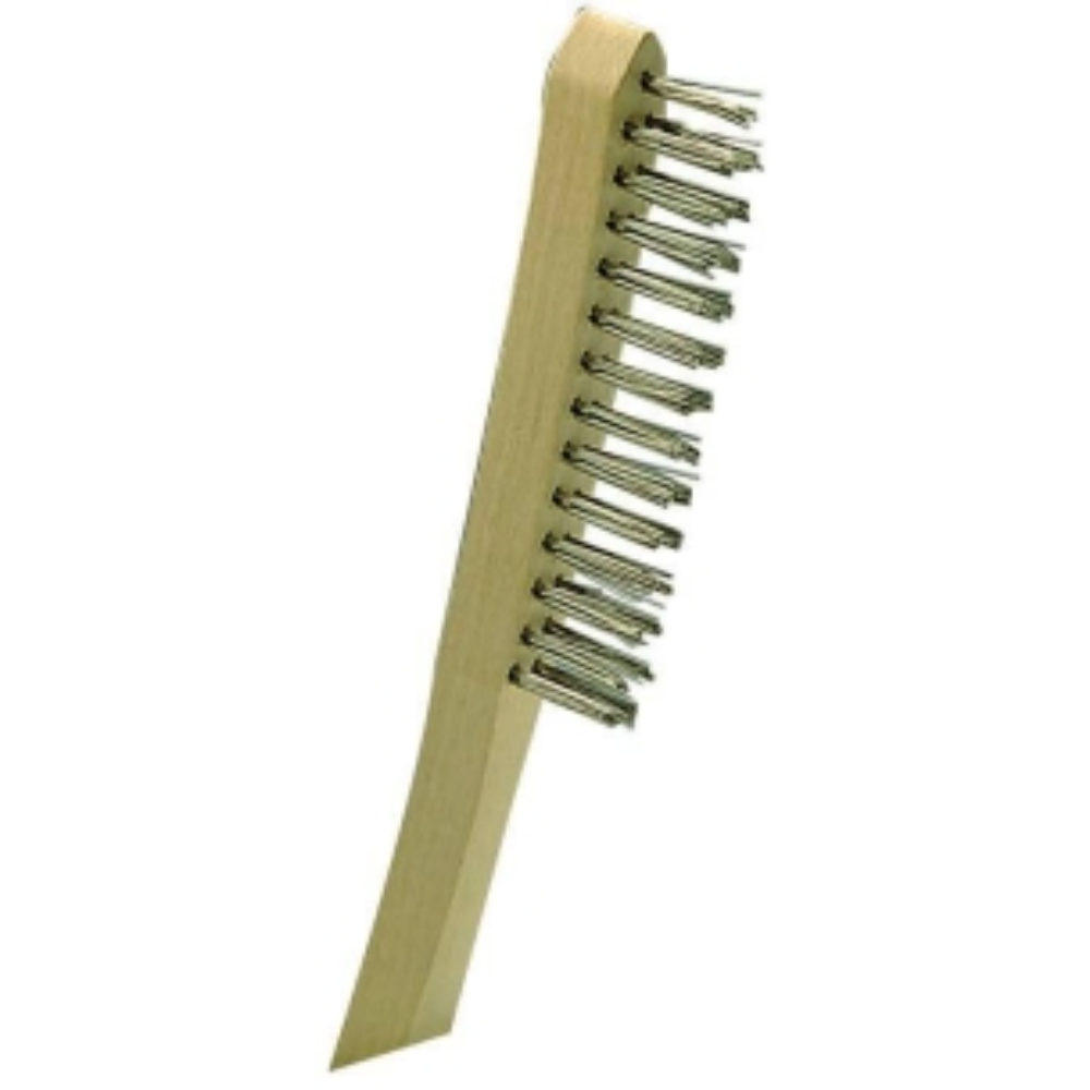 BROSSE 4 RANGS EN ACIER LAITONNE - WELDLINE - 55238