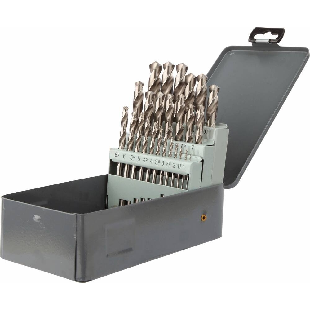 Coffret métal de 25 forets HSS taillé-meulés PRO Ø1 à 13mm par 0,5mm DIAGER - 55571