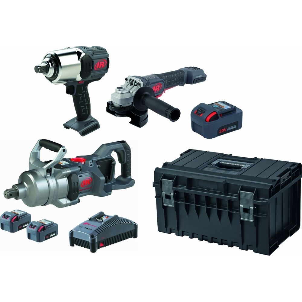Pack 20V meuleuse 125mm-clé à chocs 3/4