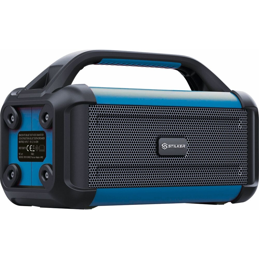 Enceinte de chantier portative bluetooth à batterie ou secteur STILKER - 55875