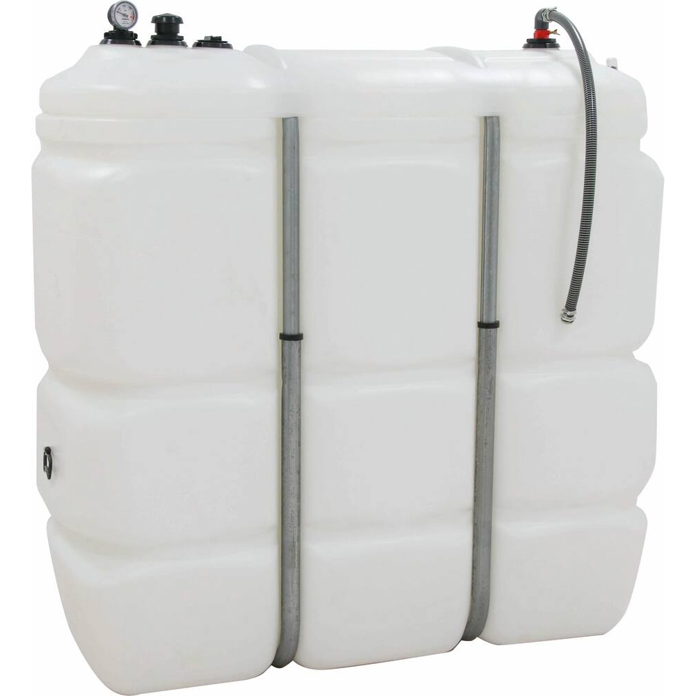 Cuve de stockage gasoil PEHD double paroi 1500L pré-équipée - Usage intérieur SCHUTZ - 56052