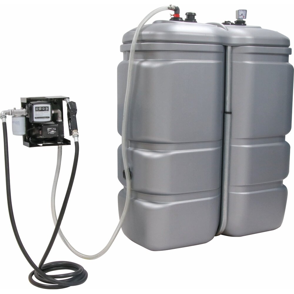 Cuve de stockage gasoil PEHD DP 1000L station avec filtre 230V 50 l/min STILKER - 56068
