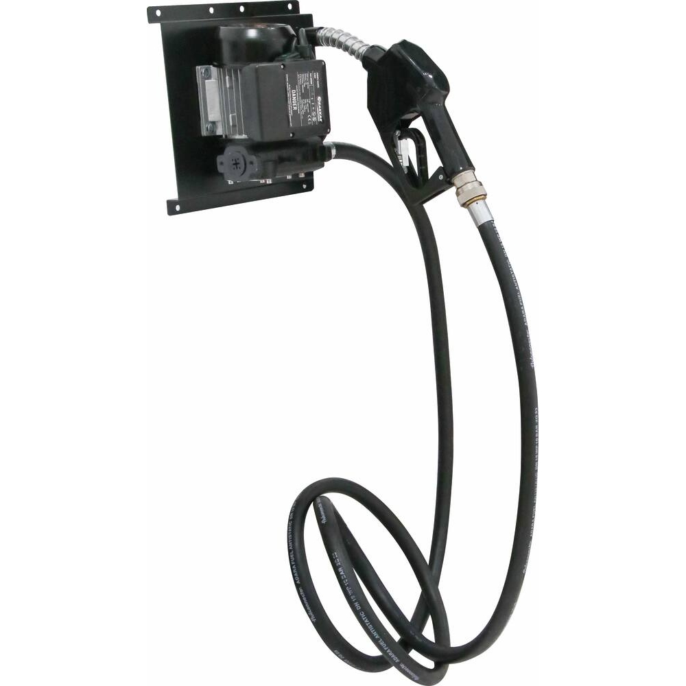 Pompe à gasoil 230V 60 l/min avec pistolet automatique - station murale DRAKKAR - 56140