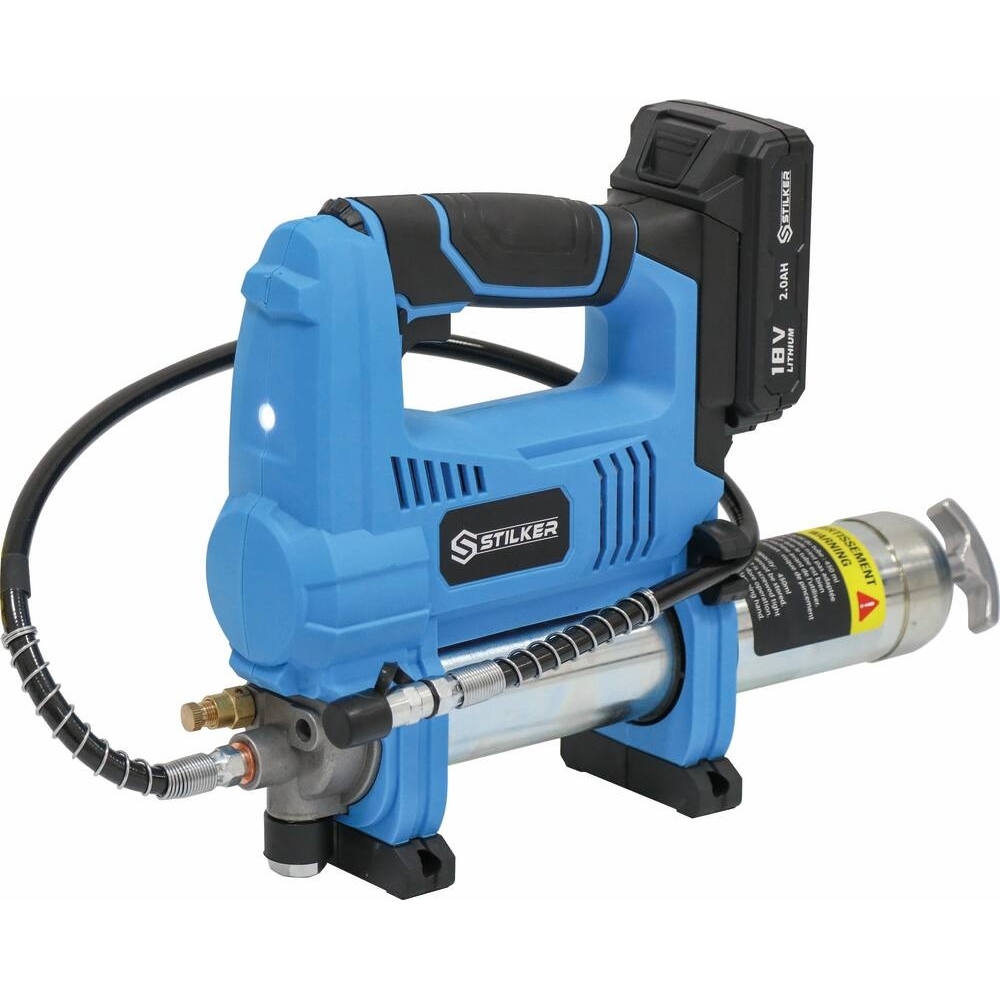 Pompe à graisse électrique sur batterie 18V 690 bar max en mallette STILKER - 56850