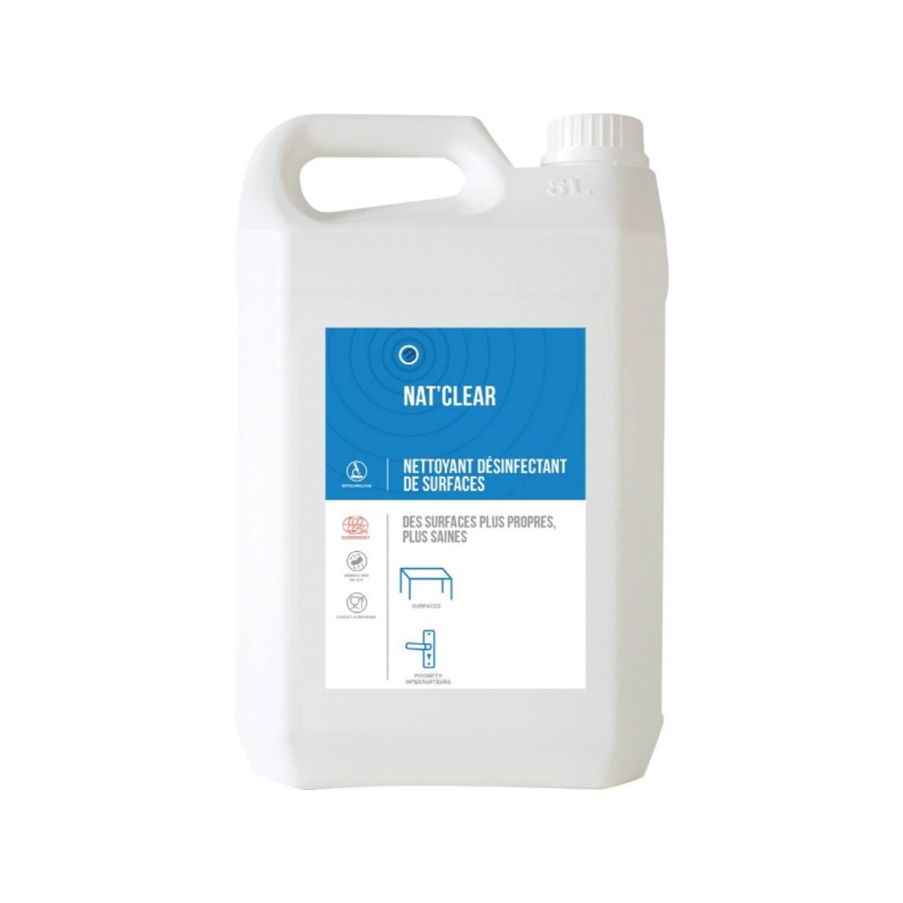 Désinfectant et nettoyant de surfaces écocertifié - bidon de 5L ECOWAY - 57632