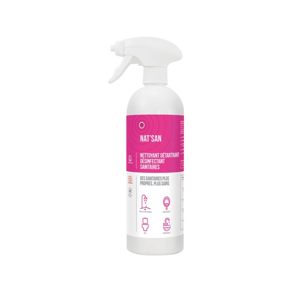 Nettoyant détartrant désinfectant sanitaires écocertifié - flacon spray 750ml ECOWAY - 57645