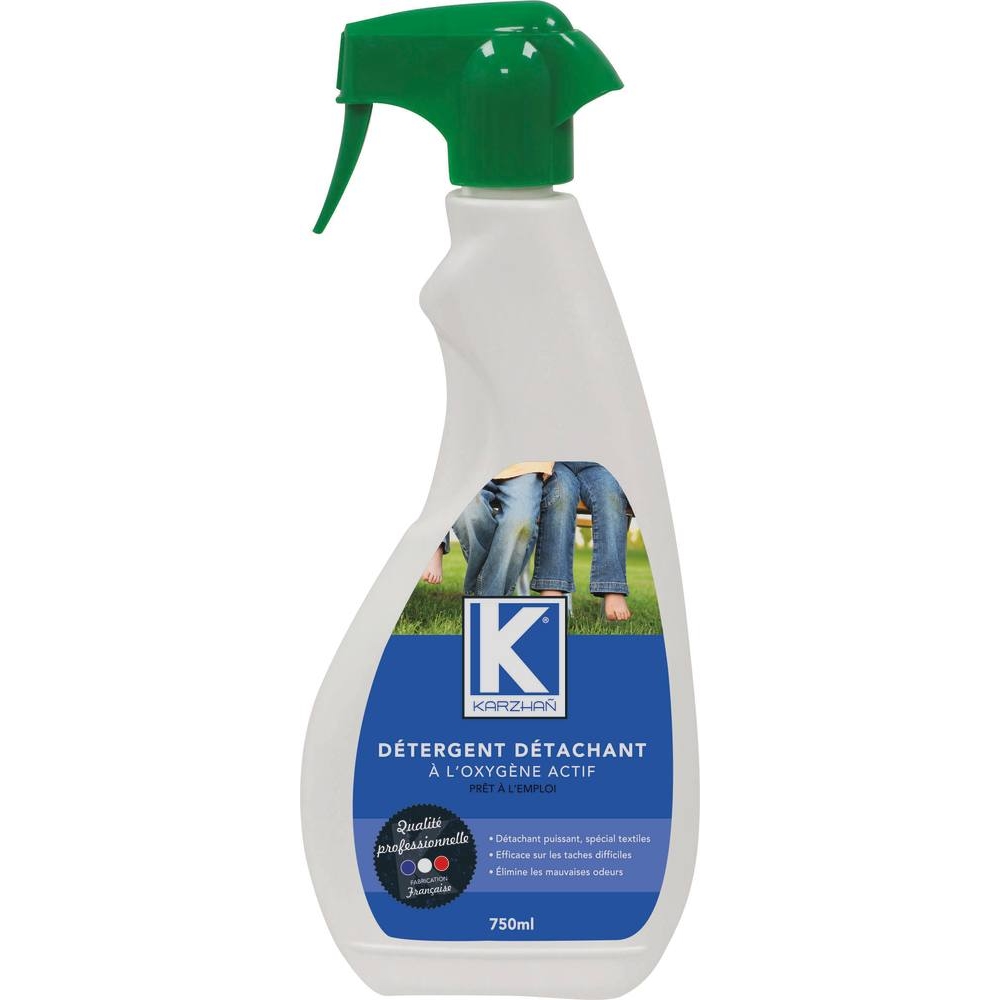 Détachant à l'oxygène actif - flacon spray de 750ml KARZHAN - 58050