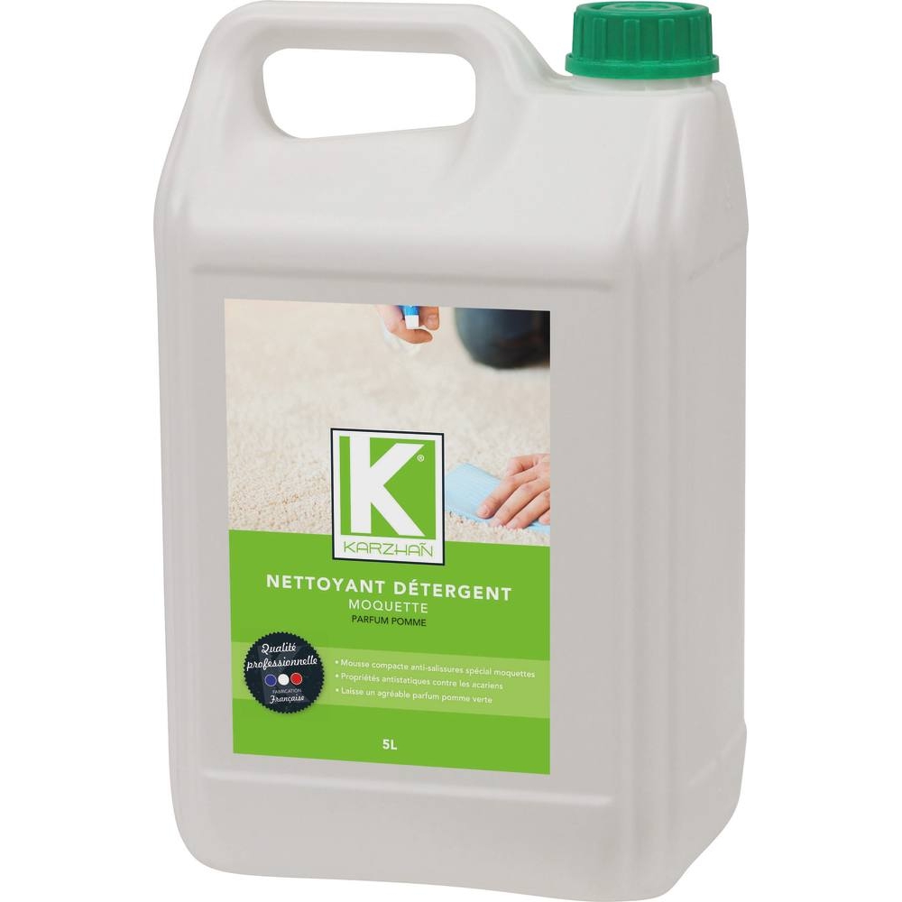 Nettoyant détergent moquette pour machine injection/extraction - bidon de 5L KARZHAN - 58055
