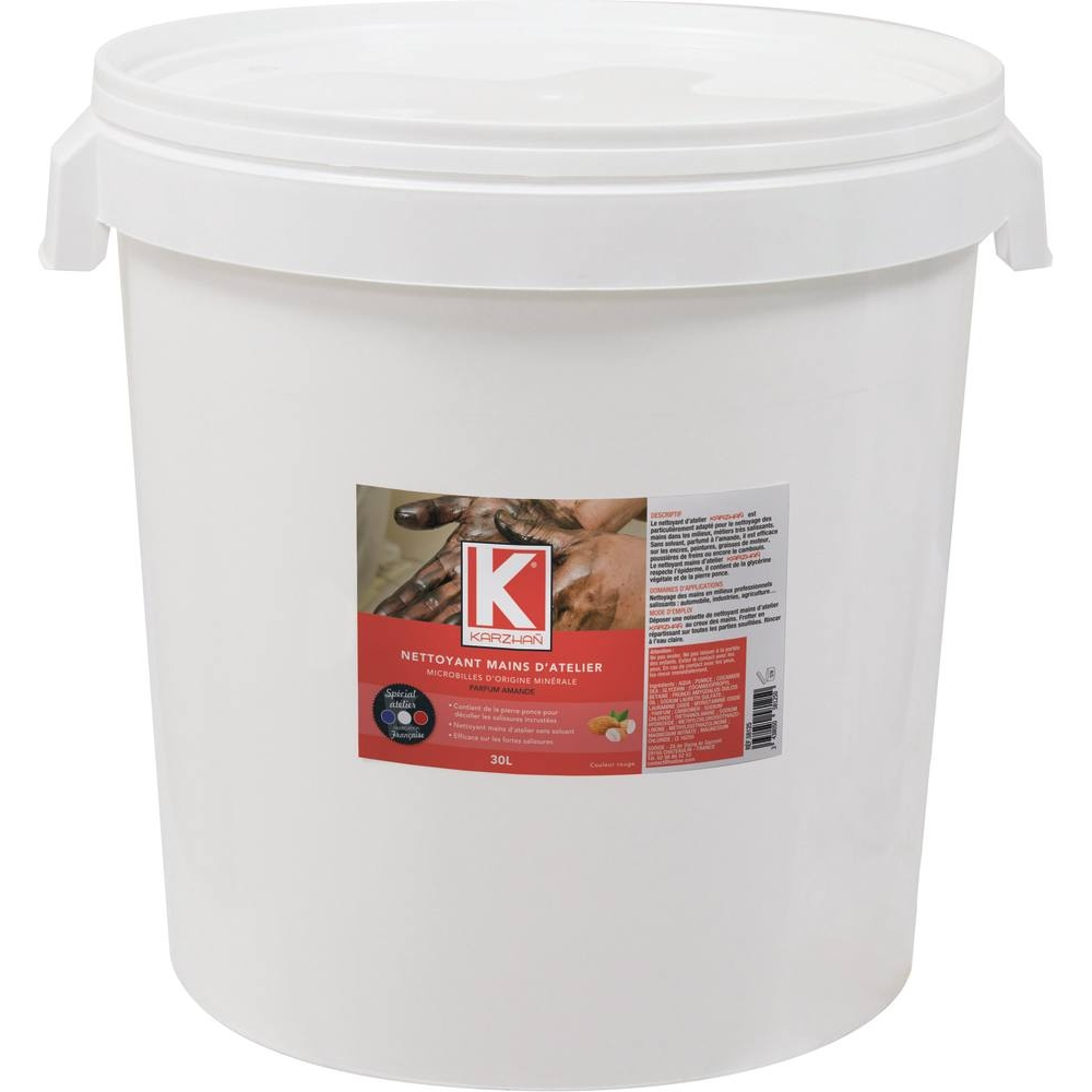 NETTOYANT MAINS KARZHAN ROUGE 30L - KARZHAN - 58125