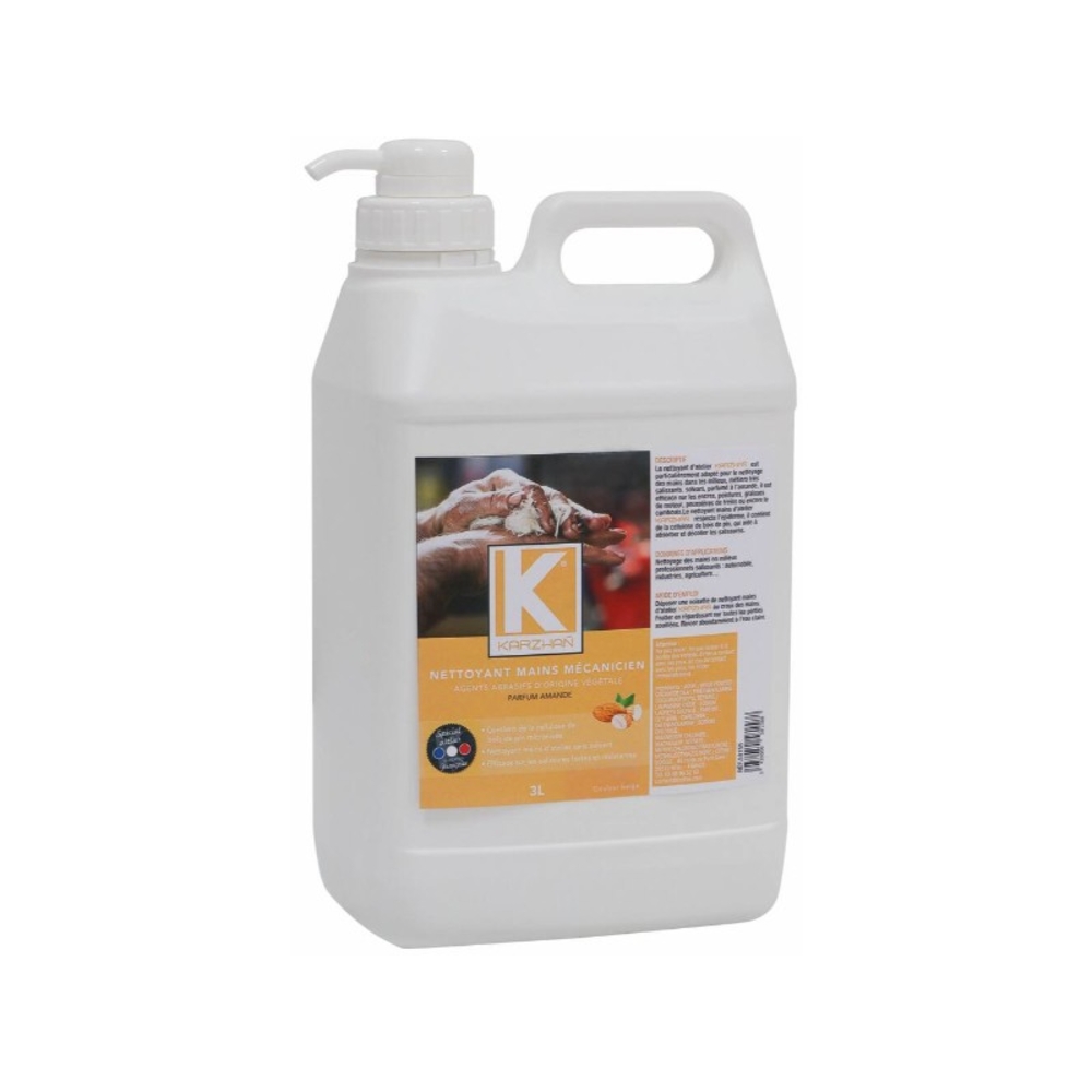 NETTOYANT MAINS MÉCANICIEN BEIGE PARFUM AMANDE KARZHAN- 58158