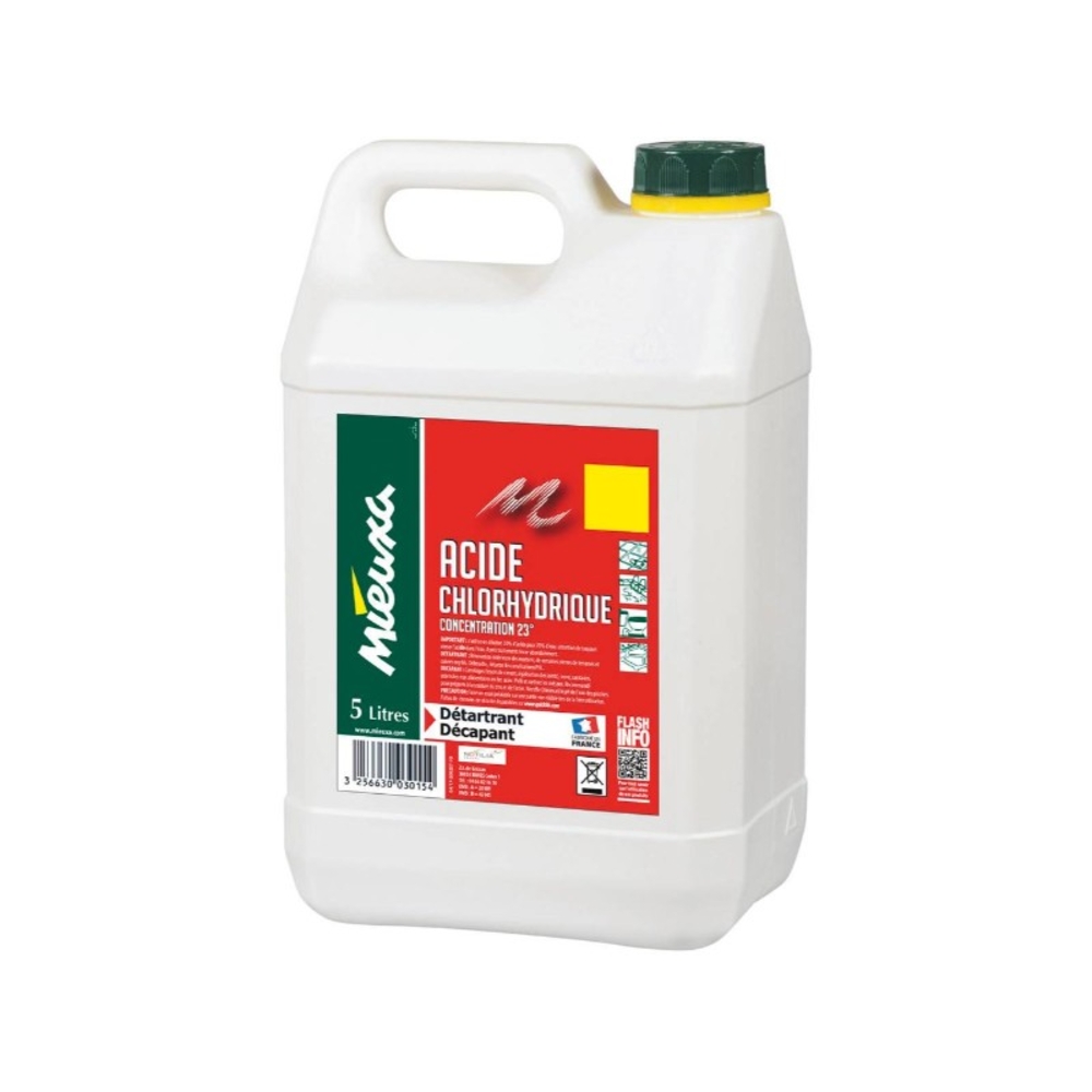 Acide chlorhydrique 23% MIEUXA - 58257