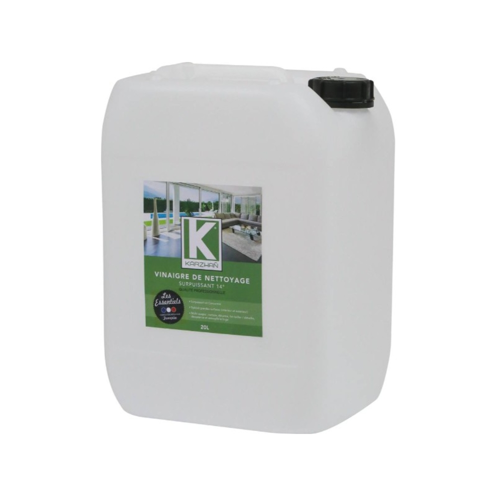 Vinaigre de nettoyage surpuissant 14° en bidon 20L KARZHAN - 58295