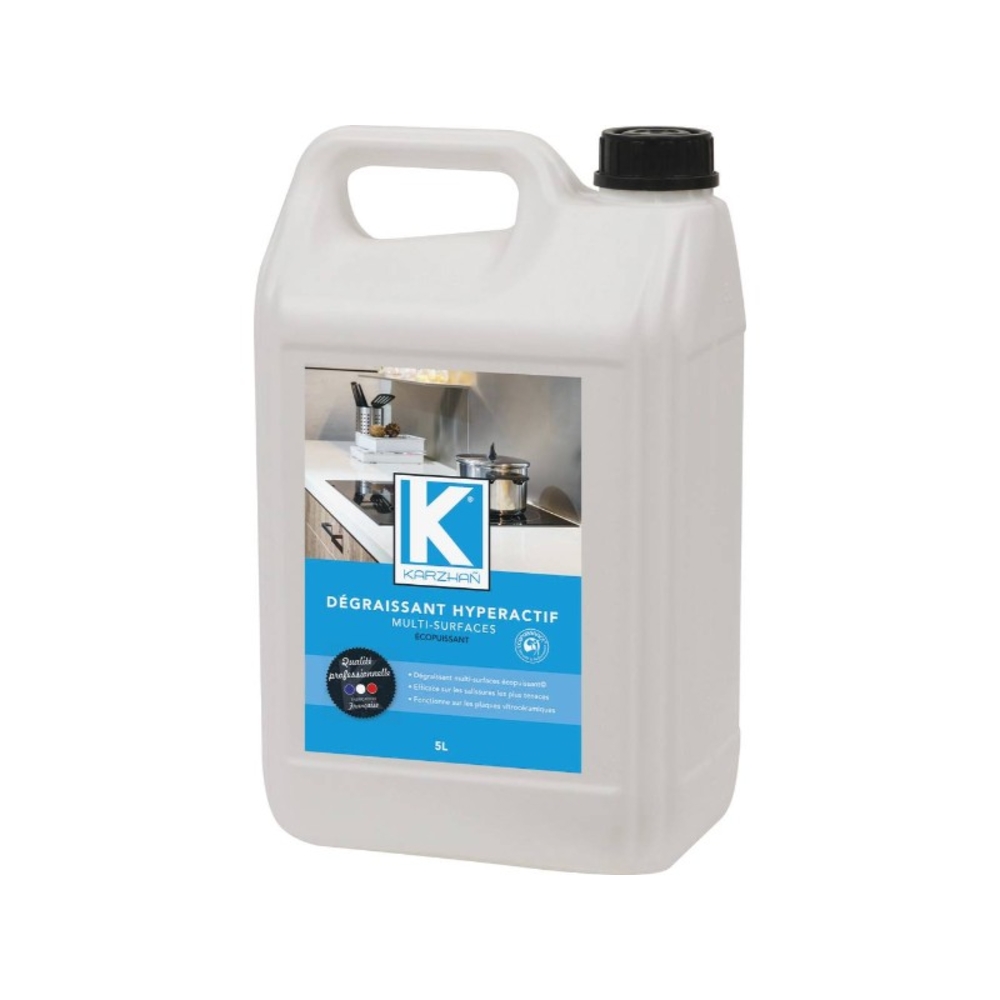 Dégraissant écopuissant toutes surfaces en bidon 5L KARZHAN - 58605