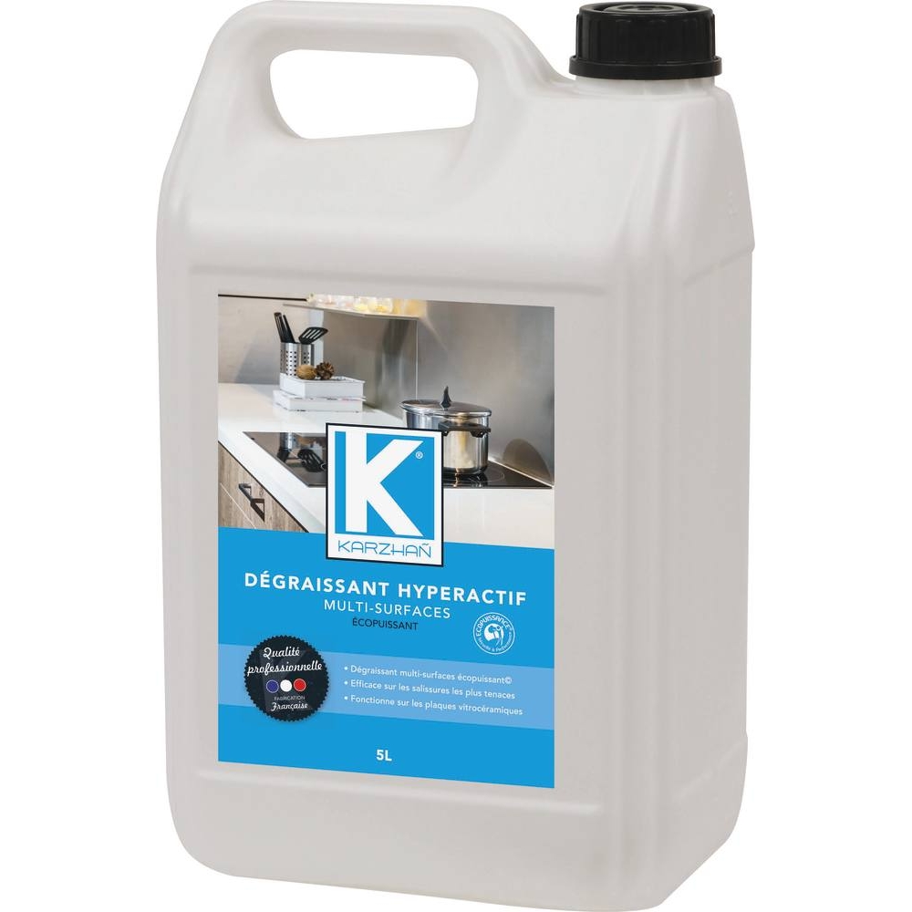 Dégraissant écopuissant toutes surfaces - bidon de 5L KARZHAN - 58605
