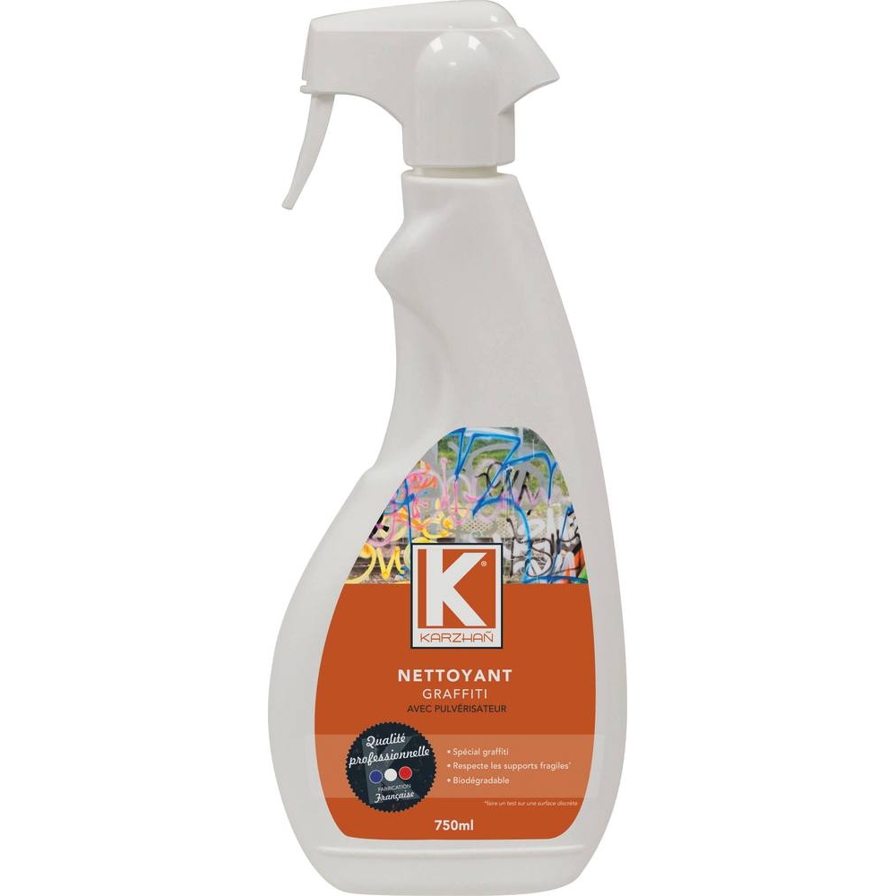 Nettoyant graffiti - flacon spray 750ml KARZHAN - 58670