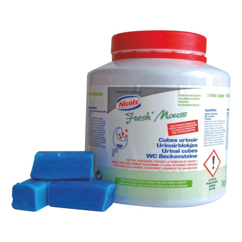 Pastille pour urinoir anti-tartre - pot de 1kg - 58715