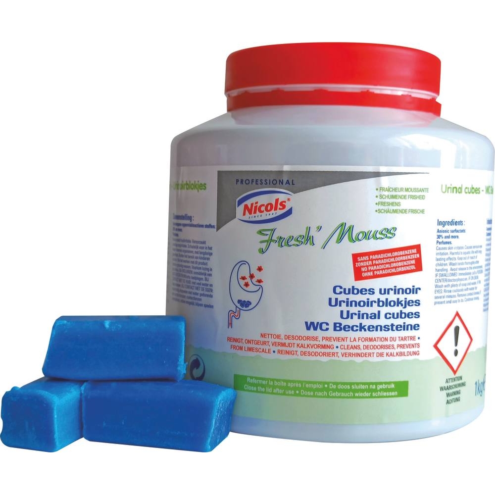 Pastille pour urinoir anti-tartre - pot de 1kg - 58715