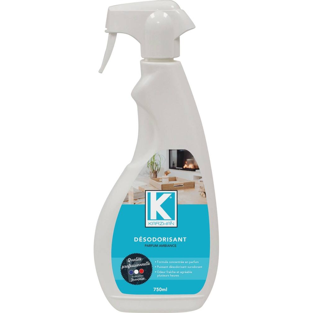 Désodorisant puissant et rémanent parfum ambiance - flacon spray de 750ml KARZHAN - 58730