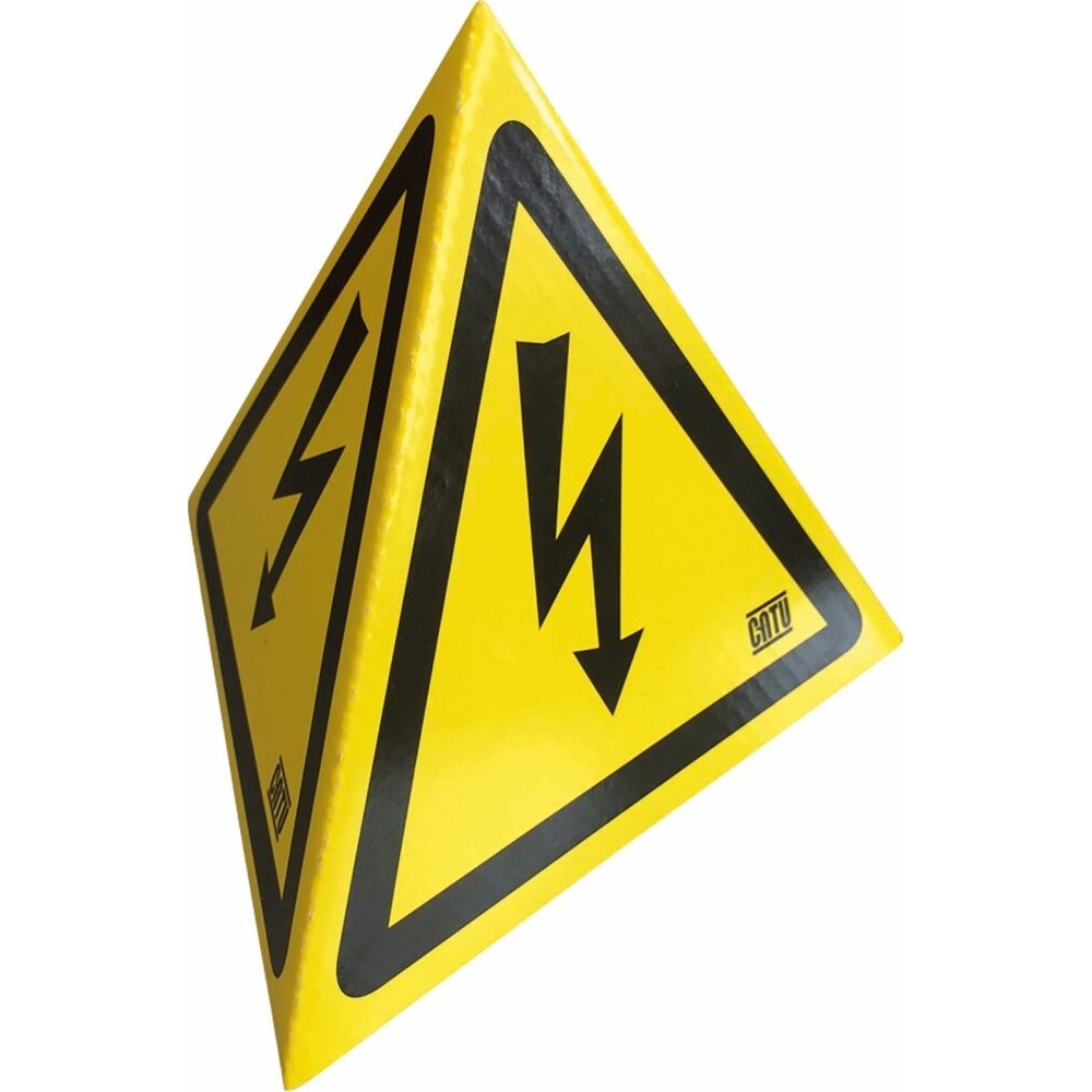 Cône de signalisation aimanté pour danger électrique - CATU - 61589
