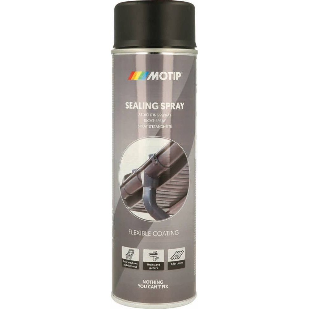Spray d'étanchéité noir - aérosol de 500ml MOTIP - 61852