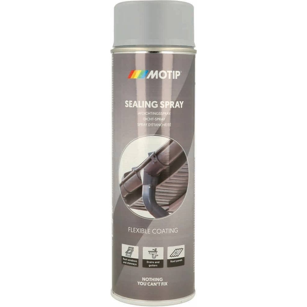 Spray d'étanchéité gris - aérosol de 500ml MOTIP - 61853