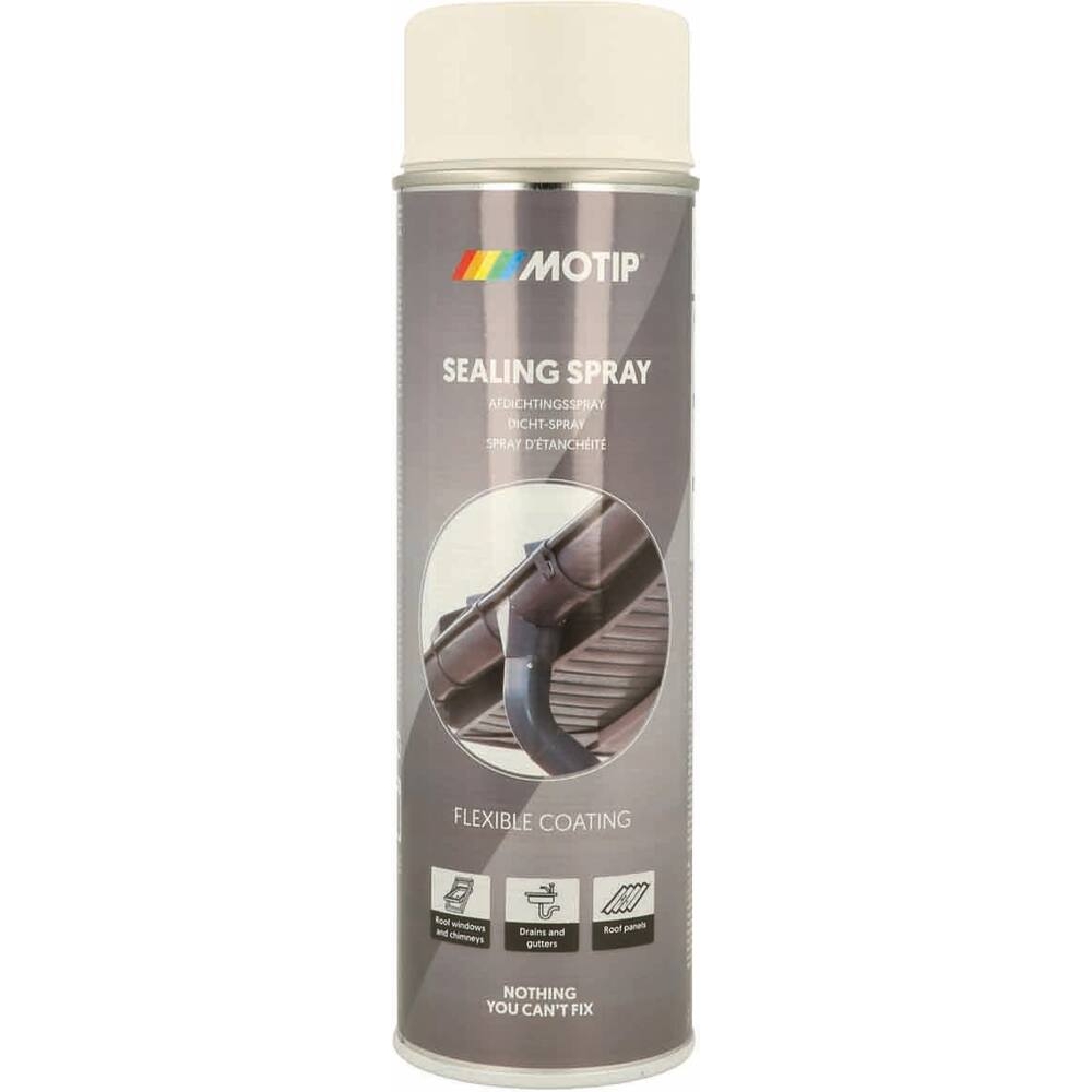 Spray d'étanchéité blanc - aérosol de 500ml MOTIP - 61854