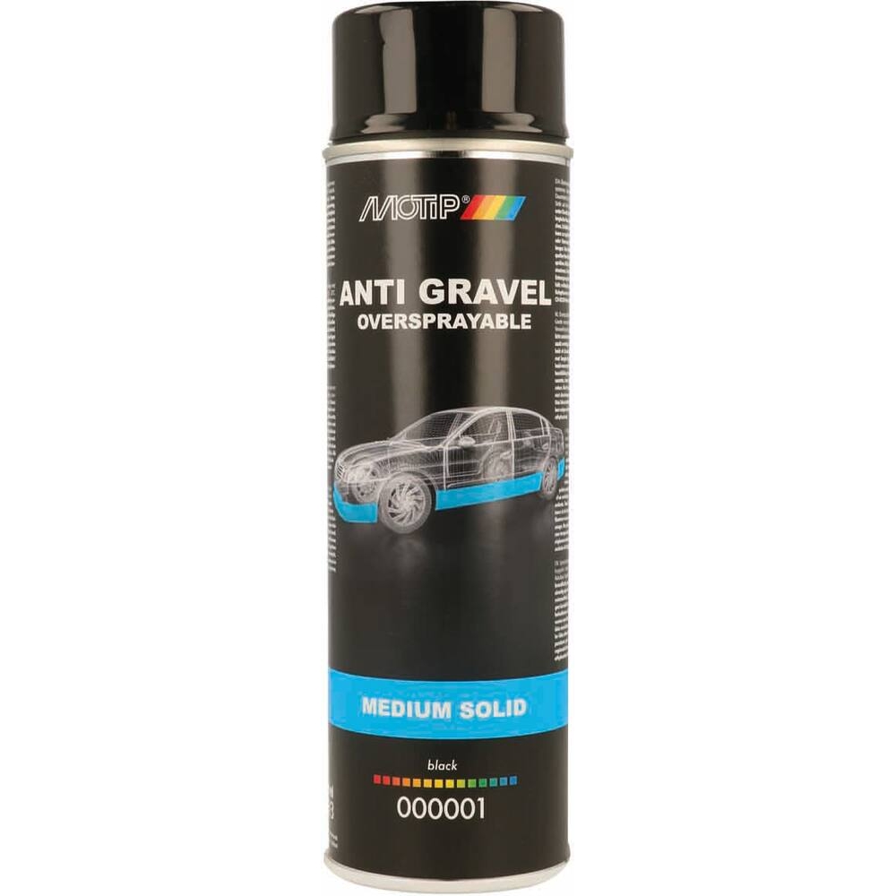 Anti-gravillon noir - aérosol de 500ml MOTIP - 61856