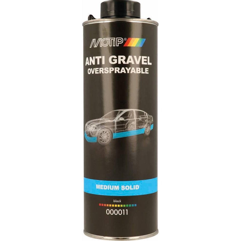 Anti-gravillon noir - bidon pistolable de 1L MOTIP - 61859