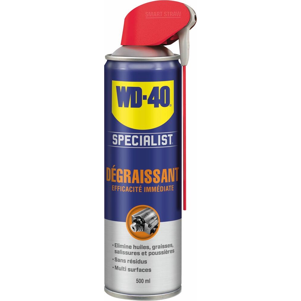 Dégraissant séchage rapide avec tête 2 jets - aérosol 500ml WD-40 - 61982