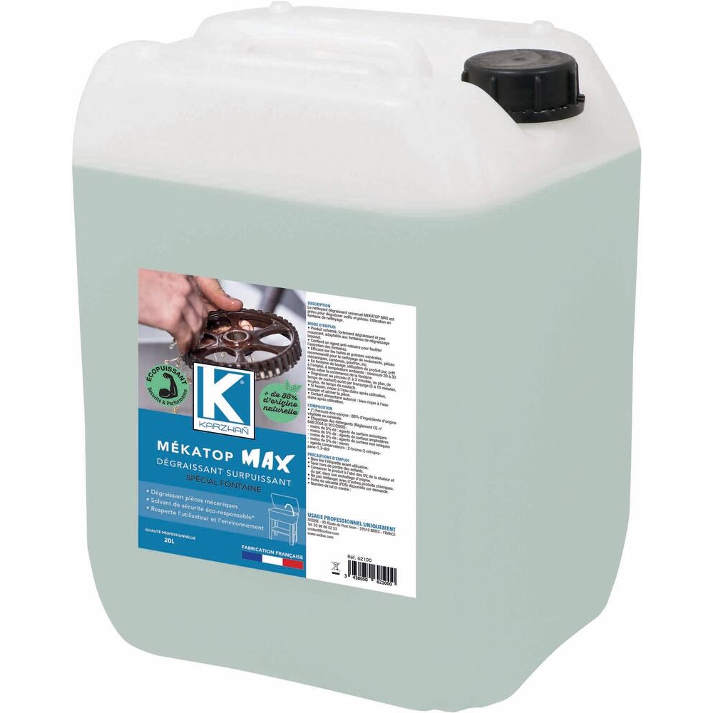 Dégraissant fontaine surpuissant MEKATOP MAX 20L KARZHAN - 62100