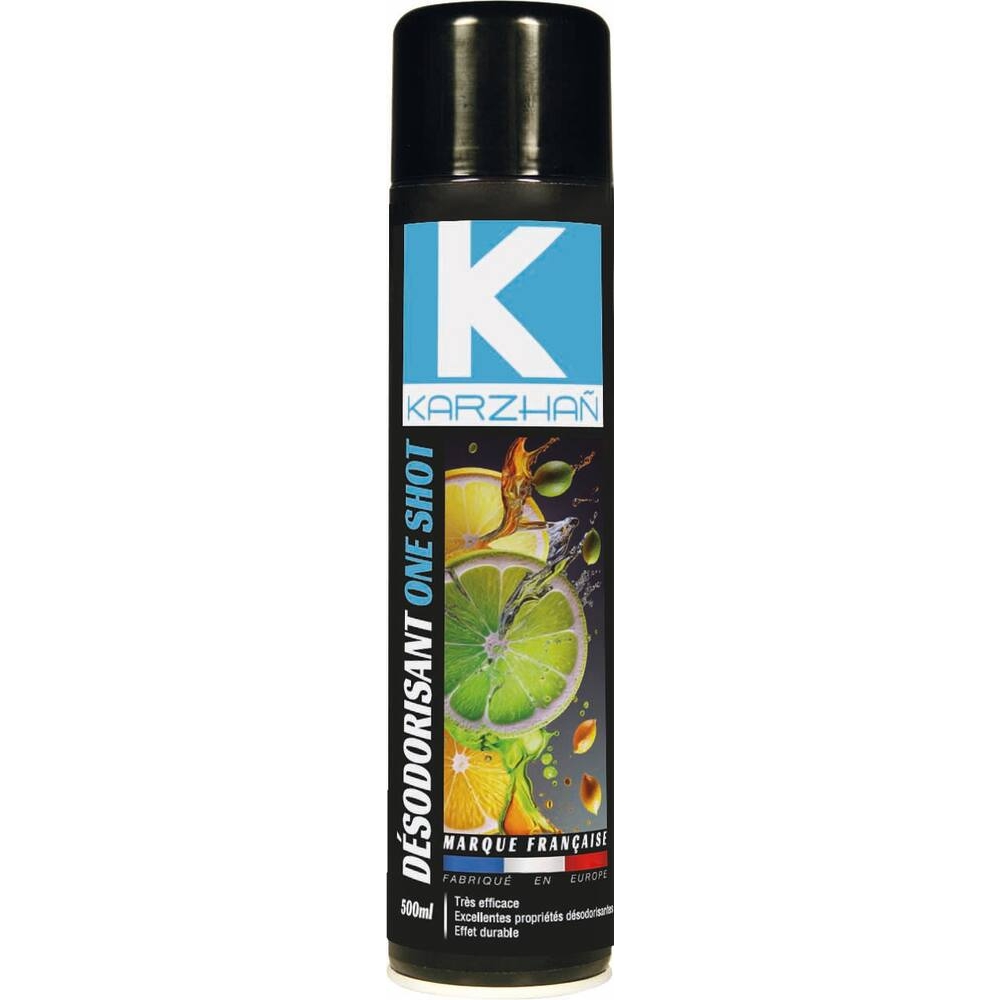 Destructeur d'odeur parfum citron - aérosol de 500ml KARZHAN - 62134