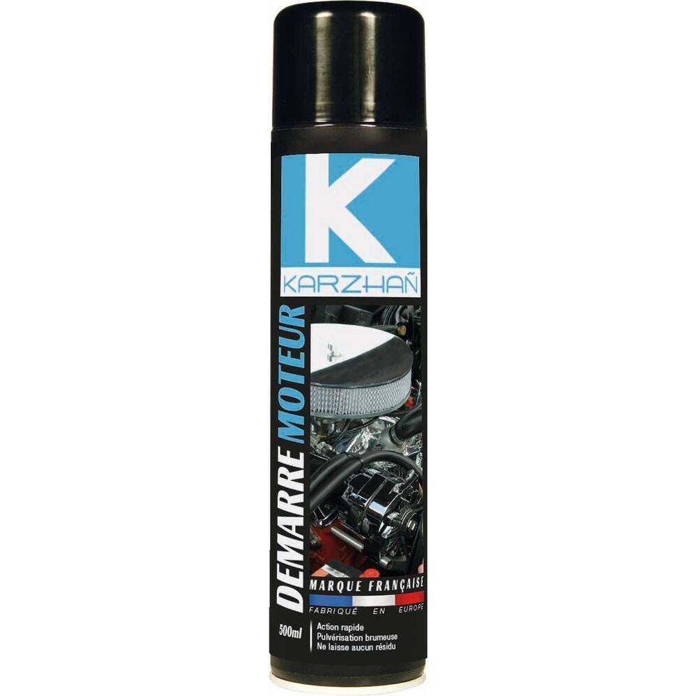Démarrage moteur instantané Start - aérosol de 500ml - KARZHAN - 62146