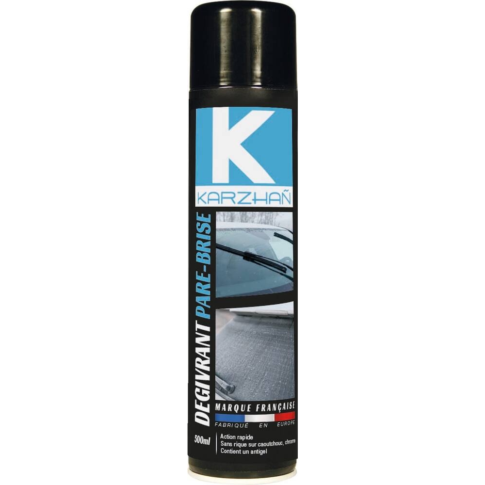 Dégivrant surface vitrée -25°C - aérosol de 500ml KARZHAN - 62148