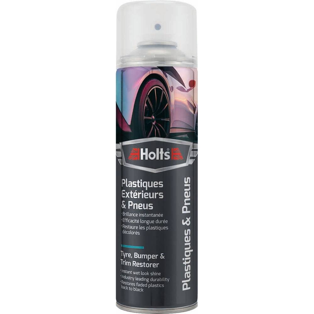 Rénovateur plastique extérieur & pneus - aérosol de 500ml HOLTS - 62164