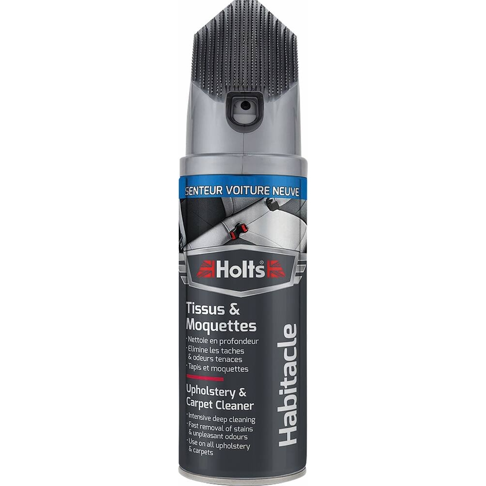 Nettoyant tissu moquette avec brosse - aérosol de 400ml - HOLTS - 62166