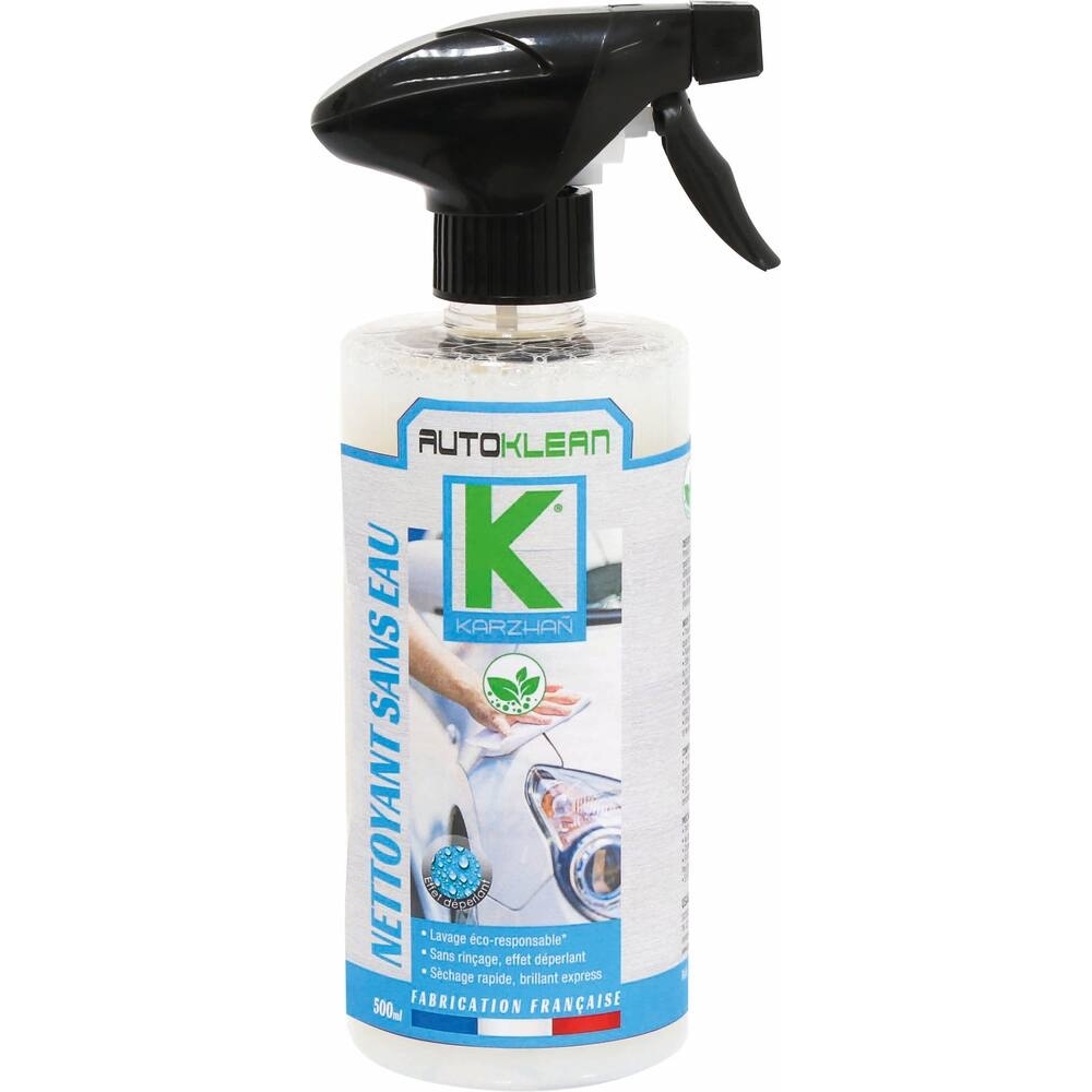Nettoyant lustrant sans eau AUTO KLEAN - pulvérisateur de 500ml - KARZHAN - 62220