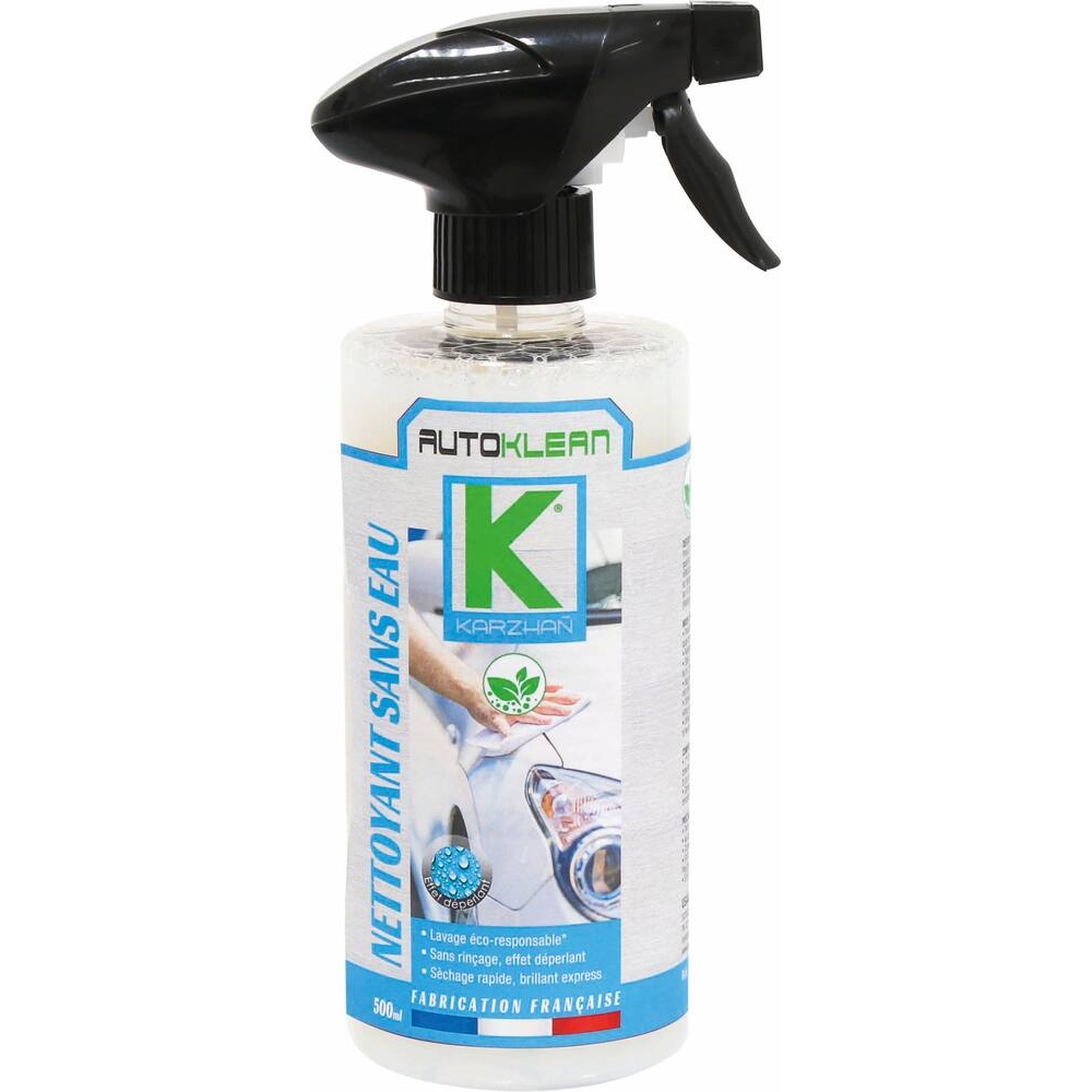 Nettoyant lustrant sans eau AUTO KLEAN - pulvérisateur de 500ml KARZHAN - 62220