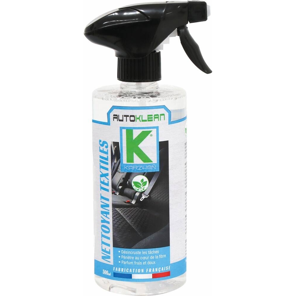 Nettoyant tissus et moquettes AUTO KLEAN - pulvérisateur de 500ml - KARZHAN - 62228