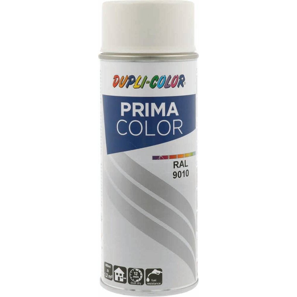 Peinture RAL 9010 blanc pur MAT - aérosol de 400ml DUPLI-COLOR - 62535